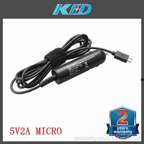 Tablet S DC Adapter 5V2a Micro Car Charger